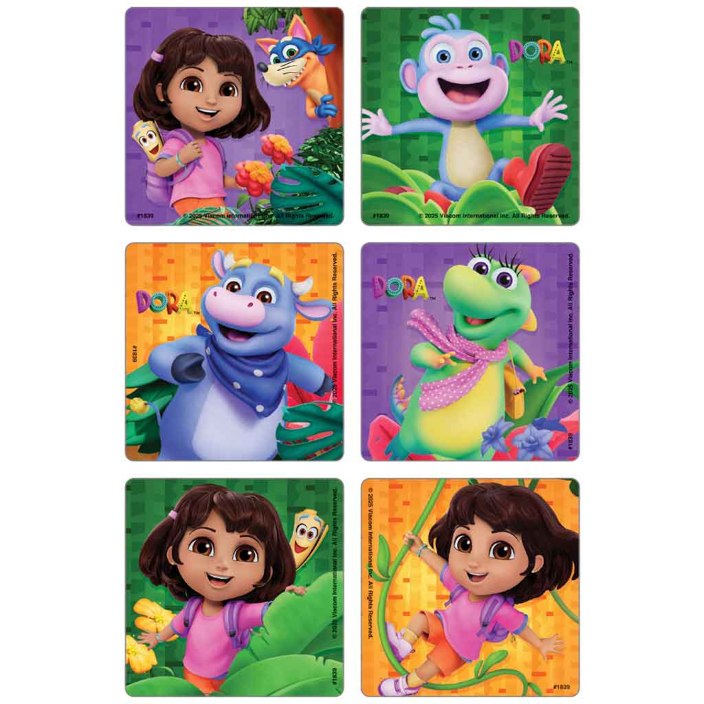 DORA公式アカウント01 Dora Rainforest Friends Stickers
